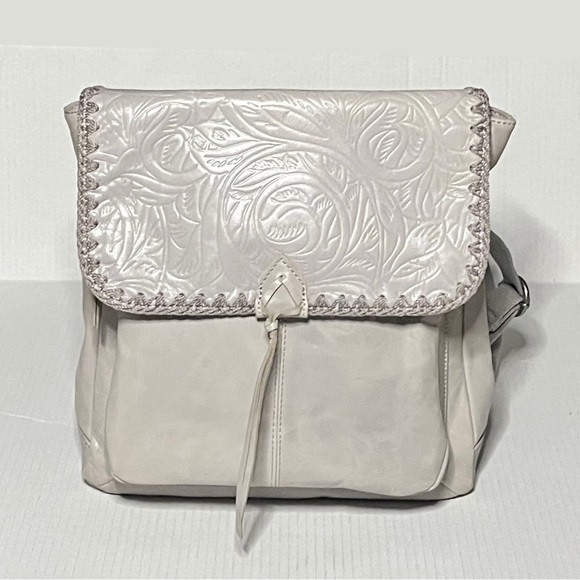 The Sak Embroidered Floral Tooled Ventura Backpack - Picture 1 of 16